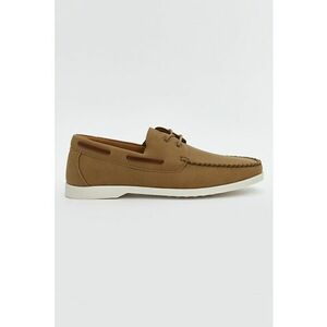 Pantofi boat de piele intoarsa sintetica imagine