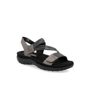 Sandale sportive de damă Rieker cu velcro în amestec negru 64870-42 imagine