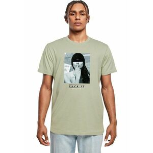 Tricou cu decolteu la baza gatului si imprimeu foto imagine