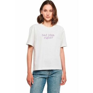 Tricou lejer cu imprimeu text imagine