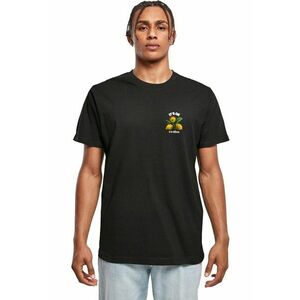 Tricou de bumbac cu imprimeu grafic discret imagine