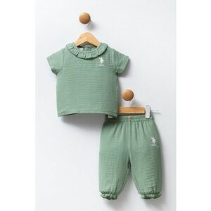Set de bluza cu maneci scurte si pantaloni - 2 piese imagine