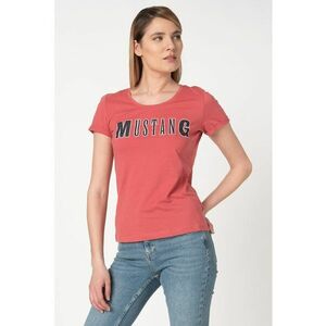 Tricou cu decolteu rotund si logo imagine