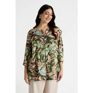Camasa cu imprimeu tropical imagine