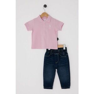 Set de tricou polo si blugi - 2 Piese imagine