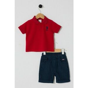 Set de tricou din bumbac si pantaloni scurti - 2 Piese imagine