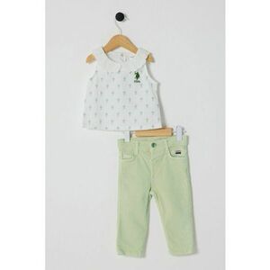Set de blugi si tricou cu imprimeu - 2 Piese imagine