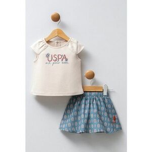 Tricou si fusta cu model grafic imagine
