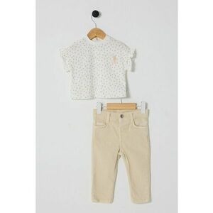 Set de tricou cu imprimeu si pantaloni - 2 Piese imagine