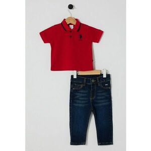 Set de tricou polo si blugi - 2 Piese imagine