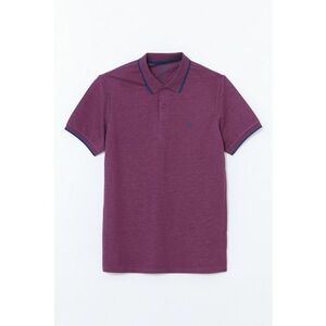 Tricou polo cu fenta cu nasturi imagine