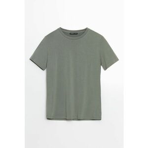 Tricou din amestec de modal cu decolteu la baza gatului imagine