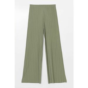 Pantaloni striati cu croiala ampla imagine