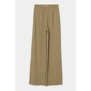 Pantaloni texturati cu croiala ampla imagine