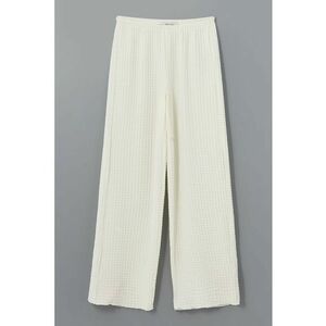 Pantaloni texturati cu croiala ampla imagine