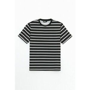 Tricou regular fit cu dungi imagine