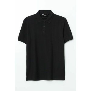 Tricou polo cu fenta cu capse imagine