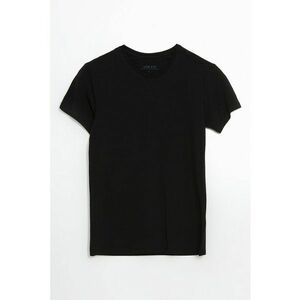 Tricou uni cu decolteu la baza gatului imagine