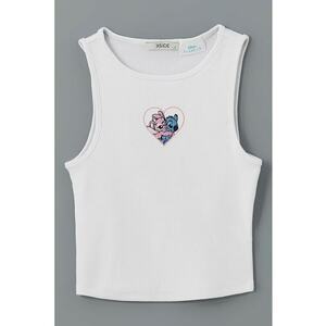 Tricou cu Lilo si Stitch brodat imagine