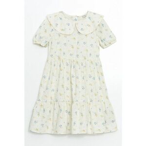 Rochie de bumbac cu model floral imagine