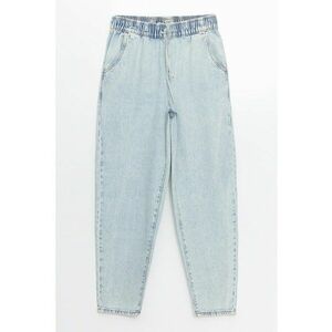 Pantaloni jogger cu aspect din denim imagine