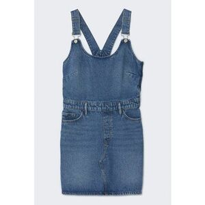 Salopeta scurta din denim imagine