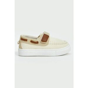 Pantofi barcuta din material textil cu velcro imagine