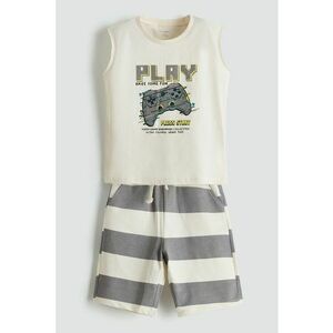 Set de tricou si pantaloni din bumbac - 2 perechi imagine