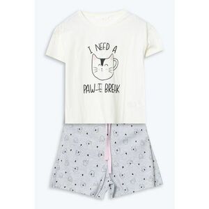 Pijama scurta cu model grafic imagine