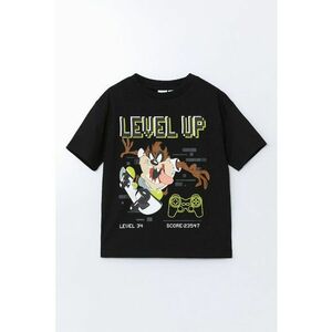 Tricou cu imprimeu cu desene animate imagine