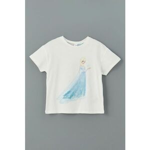 Tricou din bumbac cu decolteu la baza gatului imagine