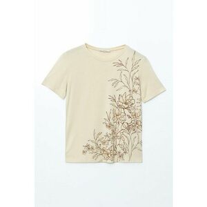 Tricou cu imprimeu floral imagine