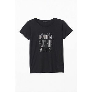 Tricou cu aplicatii cu paiete imagine