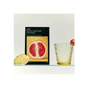 Masca faciala cu efect iluminator Gummy sheet mask Vita sticker - 27ml imagine