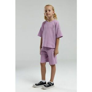 Trening de bumbac cu pantaloni scurti si maneci cazute imagine