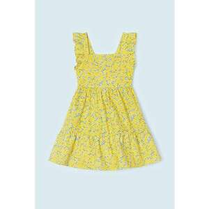 Rochie de bumbac cu imprimeu - Galben - imagine