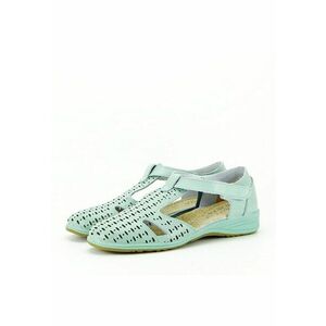 Balerini verde menta din piele naturala 5112 M3 13038 imagine