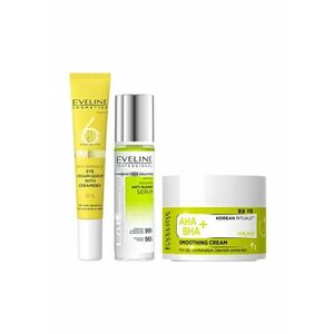Set cu Crema de netezire AHA + BHA Korean Rituals 50 ml - Ser anti-imperfectiuni LAB Formula Advanced 30 ml si Crema-ser antirid pentru ochi 6 Ceramide 20 ml imagine