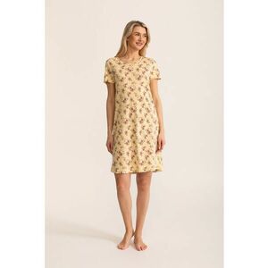 Camasa de noapte din amestec de bambus cu model floral Daiana imagine