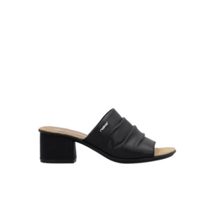 Papuci casual - dama - ANTISTRESS - 64687-00 negru - piele ecologica imagine