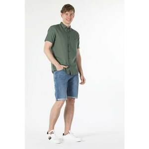 Camasa Cu Maneca Scurta De Barbati Kaki Regular Fit8683197129338 imagine