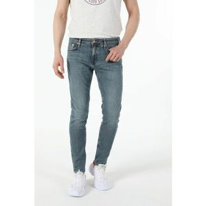 Blugi slim fit cu talie joasa imagine