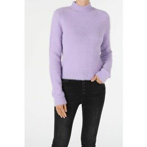 Pulover slim fit cu aspect pufos imagine