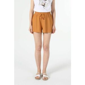 Pantaloni scurti cu talie inalta si aspect texturat imagine
