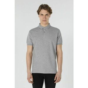 Tricou polo uni din material pique imagine