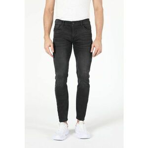 Blugi skinny cu aspect usor decolorat imagine
