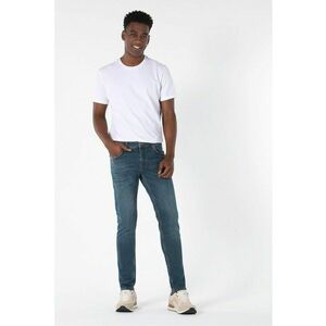 Blugi slim fit cu 5 buzunare imagine