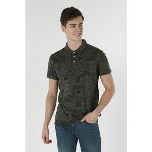 Tricou Polo Cu Maneca Scurta De Barbati Maro Regular Fit imagine