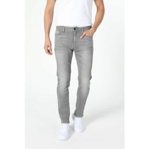 Blugi slim fit cu aspect decolorat imagine