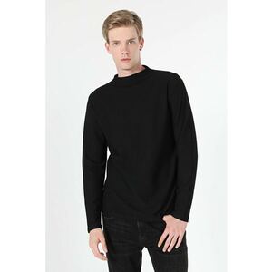 Tricou Cu Maneca Lunga De Barbati Negru Regular Fit Cl1060115 8683197322685 imagine